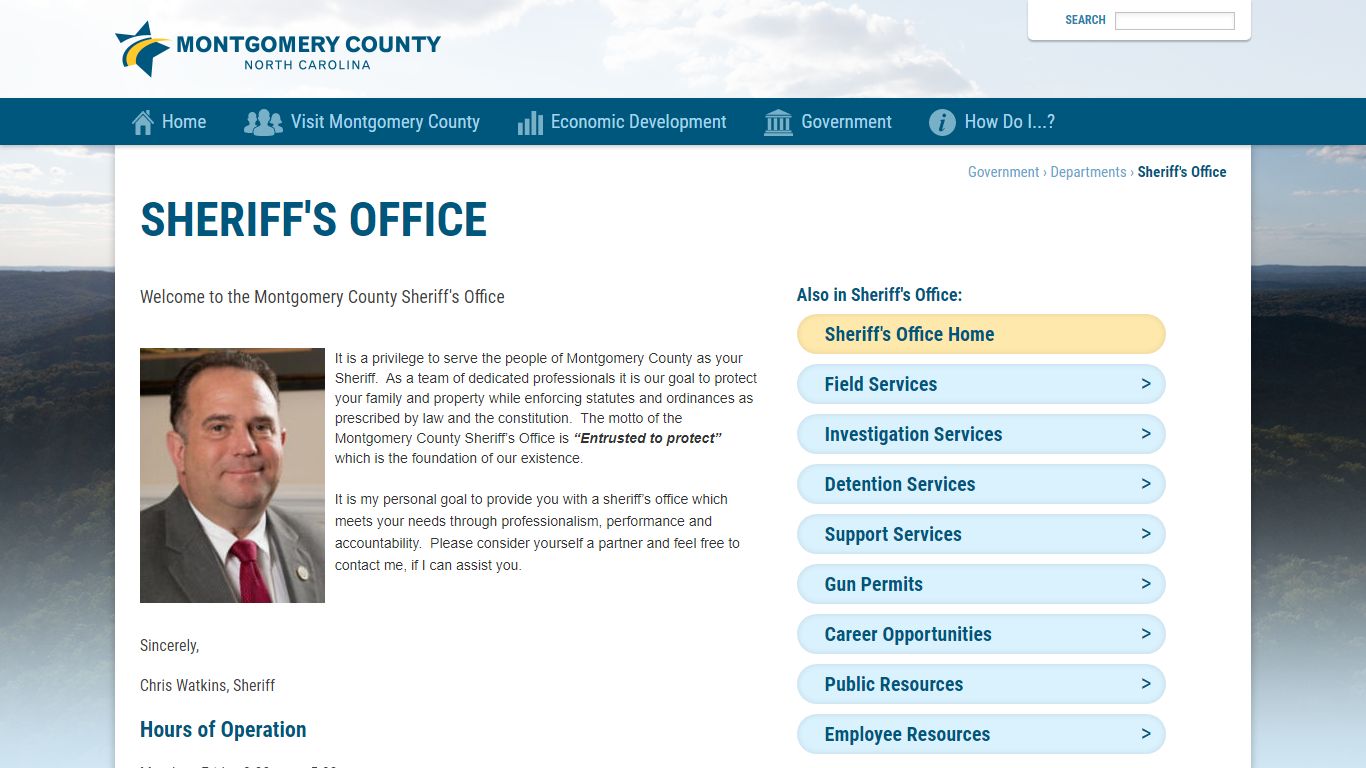 Sheriff's Office - Montgomery County